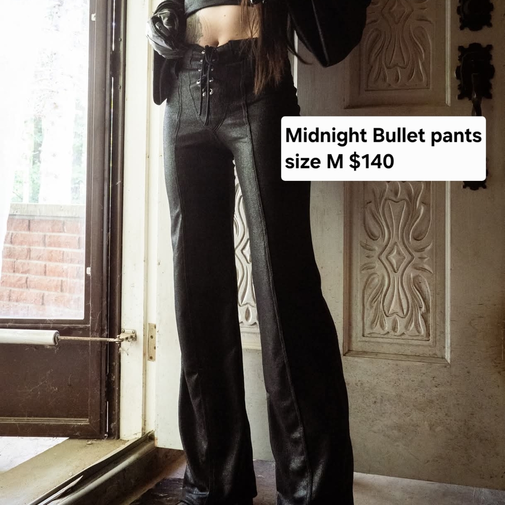 Toxic Vision Midnight Black Bullet Pants Size M (US 4-6)